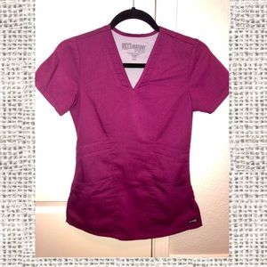 Grey’s Anatomy Scrub Set in Wine